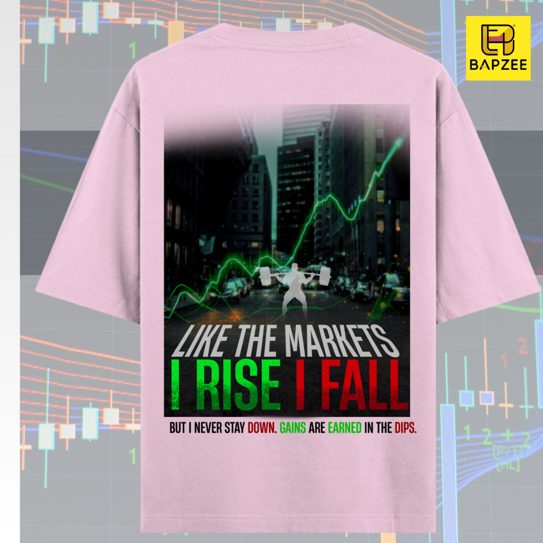 Stock Market + Gym Enthusiasts - FitVest Limited Edition-Light Shades-Unisex Oversized Classic T-Shirt