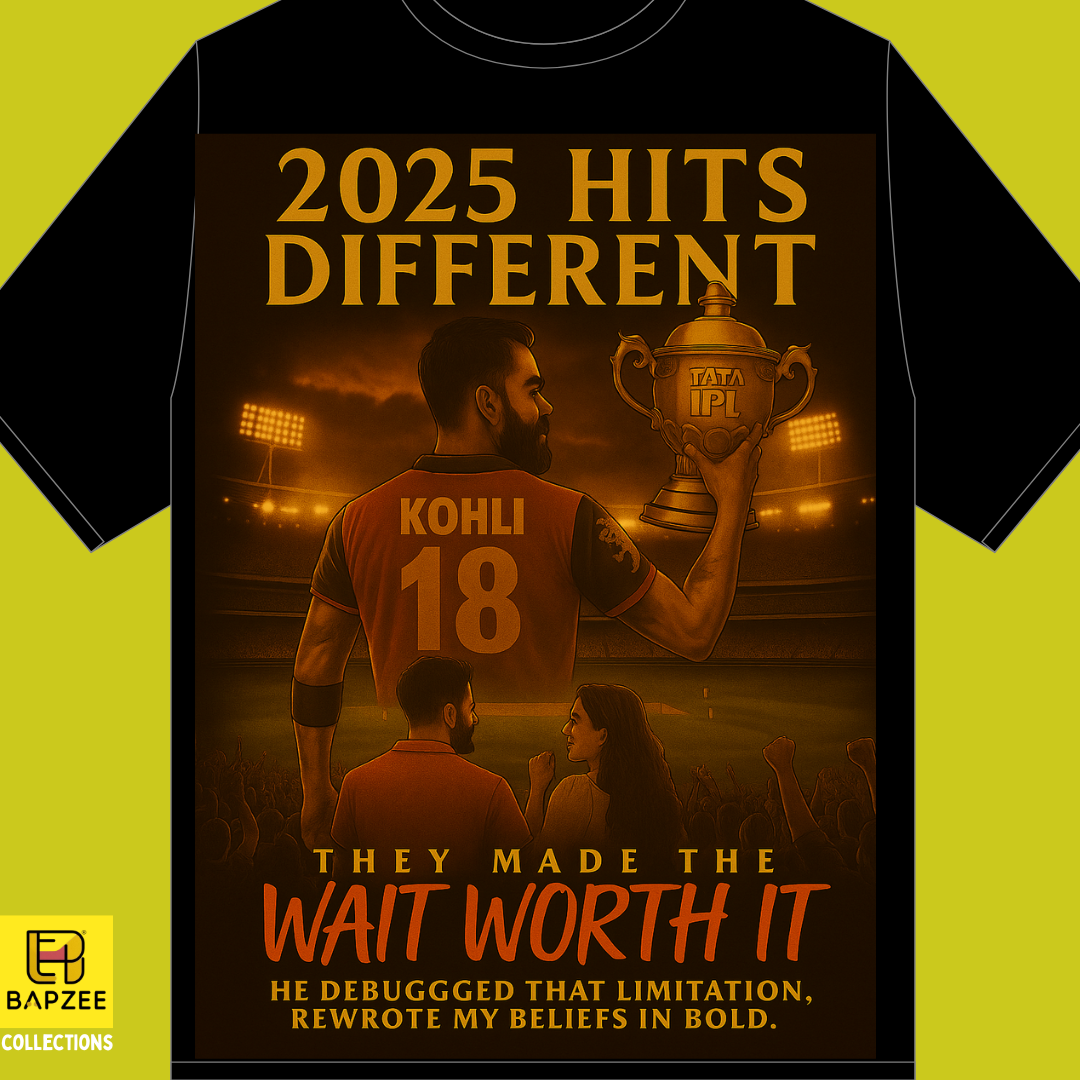 “Years of belief. One moment of glory. 2025 Hits Different — Wear the Wait.” 🔥 #KingEdition #StreetwearDrop