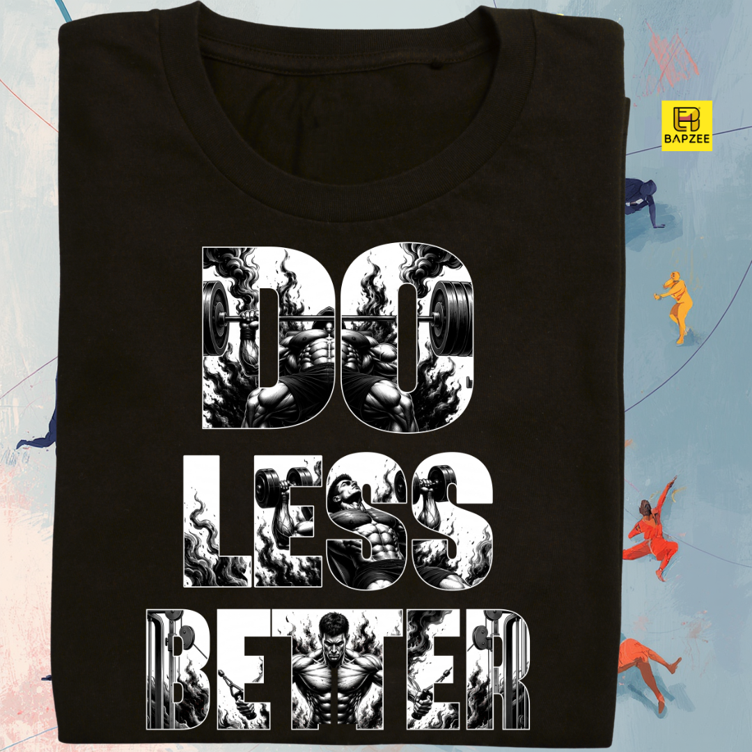 Do Less Better-Chest Themed Workout & Motivation based-Unisex Classic Crew T-Shirt