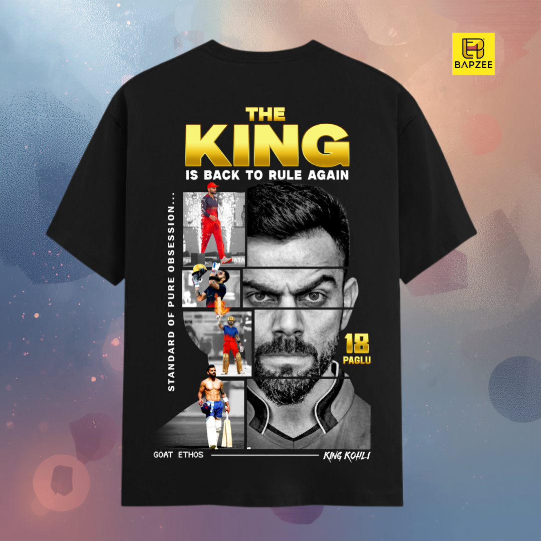 King is Back- Virat Kohli IPL 2026 Edition-Unisex Classic Crew T-Shirt