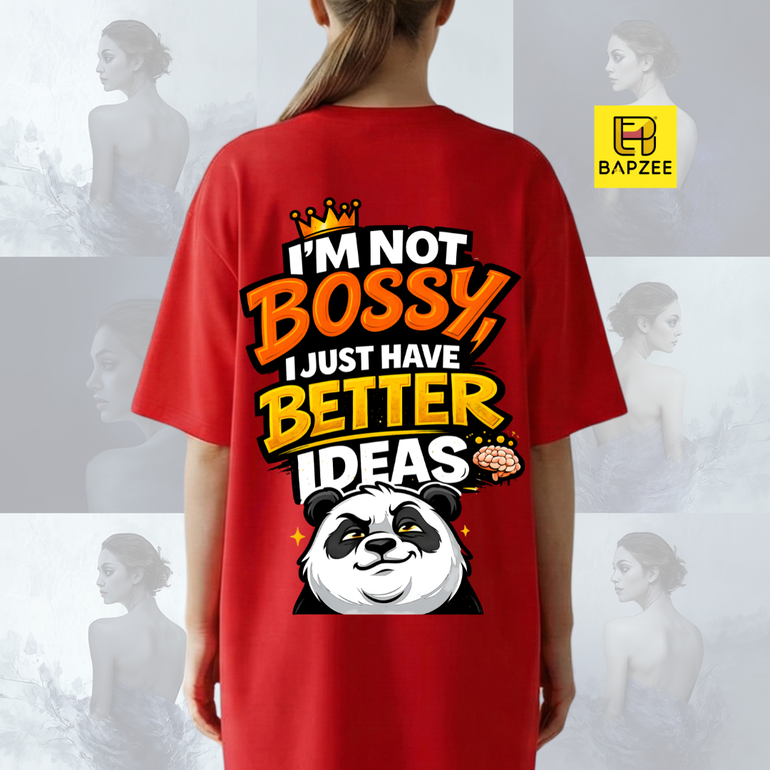 I am not Bossy-Ladies premium T-Shirt Dress
