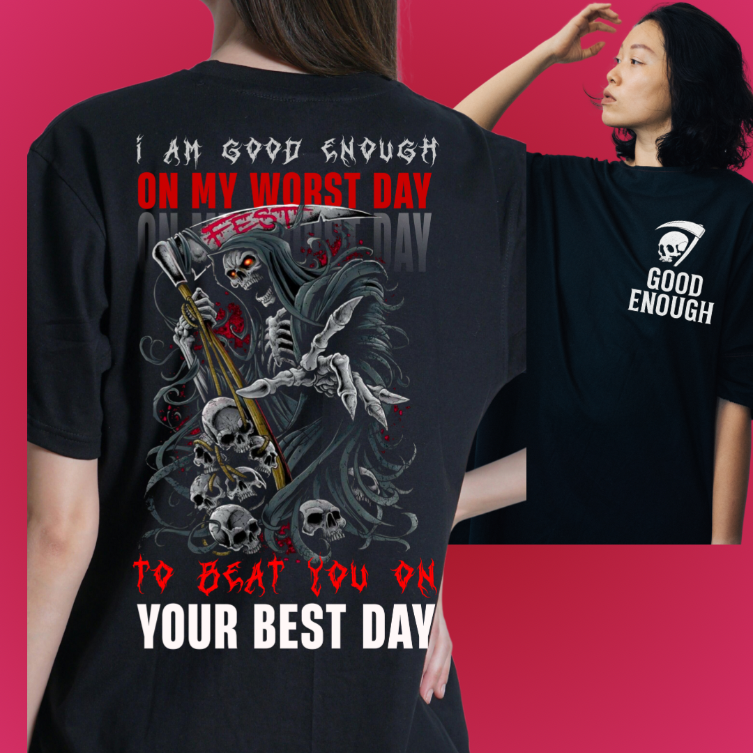 “WORST DAY WARRIOR – Premium Oversized T-shirt”- Limited Edition.