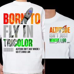 Tricolor Altitude -Unisex Oversized Classic T-Shirt- BapZee's Limited Edition