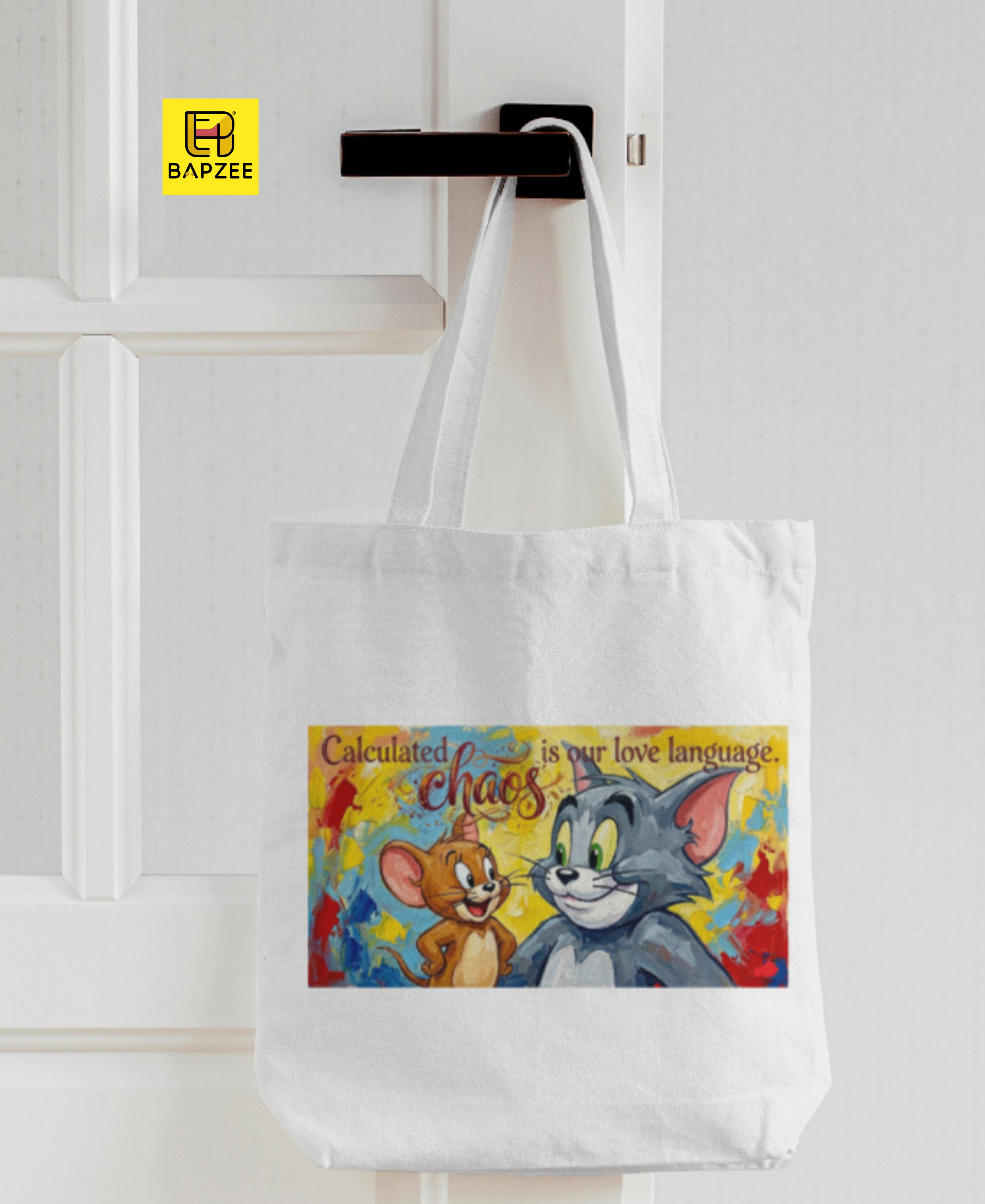 Tom & Jerry- Unisex AOP Totebag Zipper