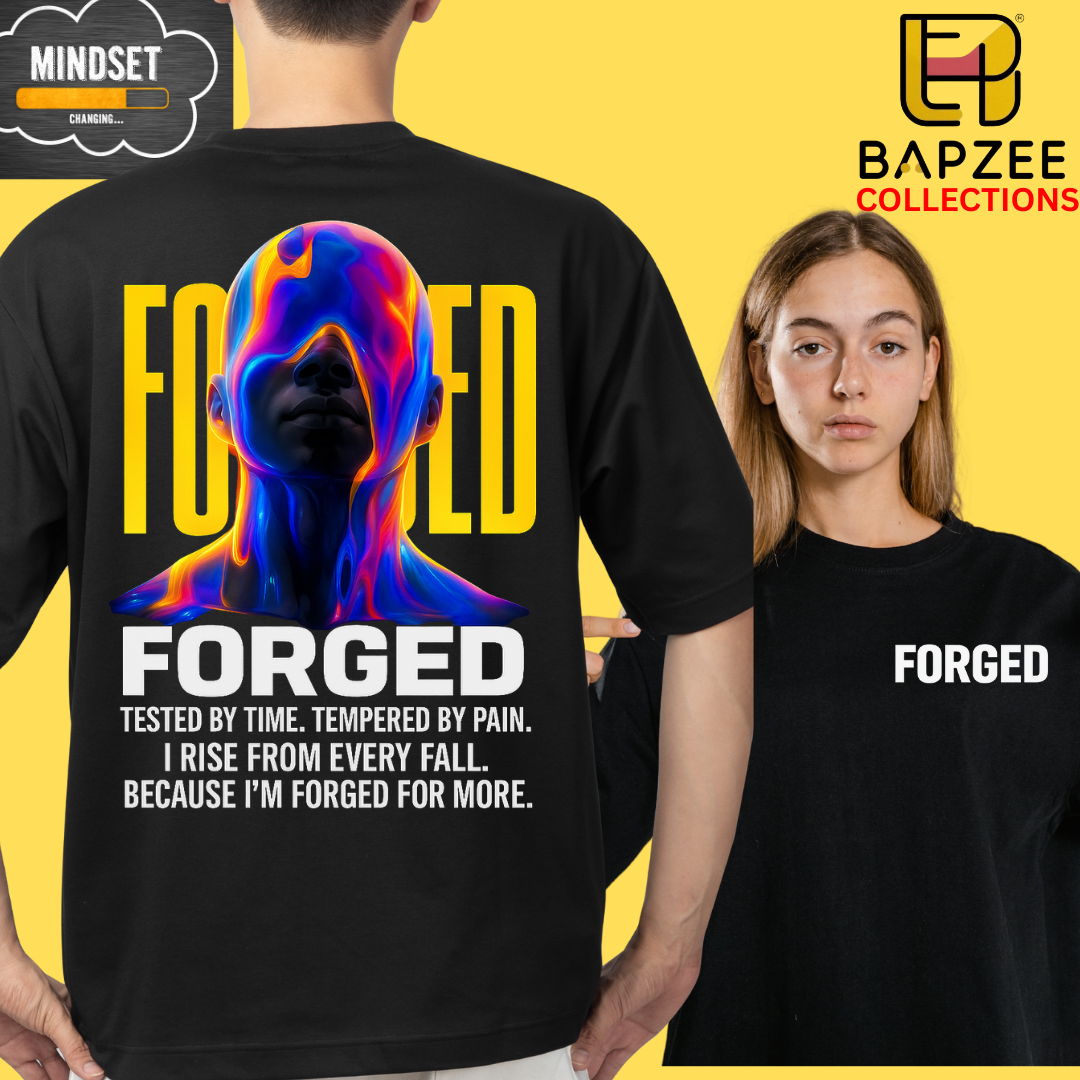 "FORGED X: Rise Edition" - Classic OverSized Tee- Limited Edition.