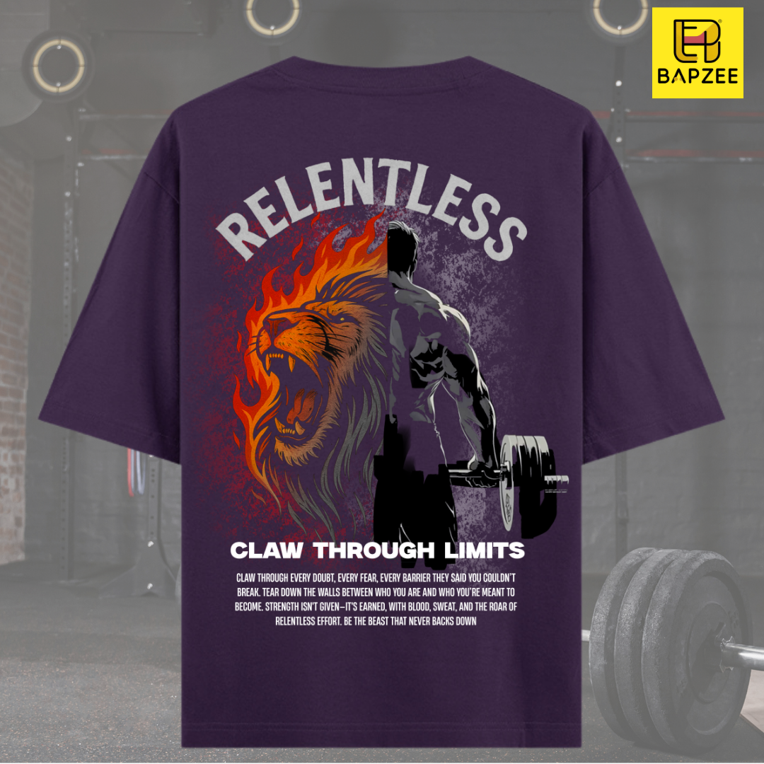 Fitness + Anime + Lion Mindset + Alpha Mindset -MovIT Limited Edition-Unisex Oversized Classic T-Shirt